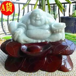 缅甸玉佛摆件图片