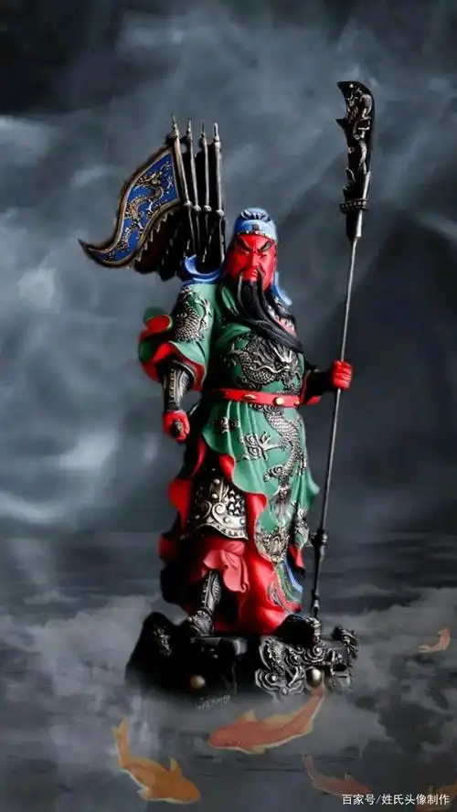 义薄云天,美髯公关羽关云长武财神手机壁纸