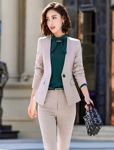 着装技巧—女士小西装搭配图片