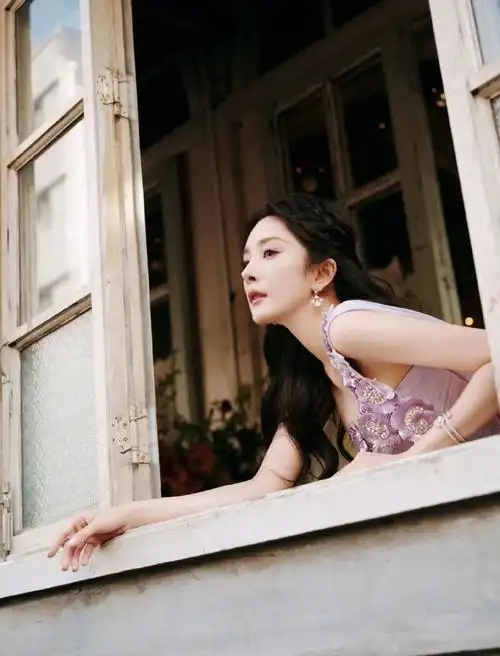 杨幂丁香花仙子##明星时尚