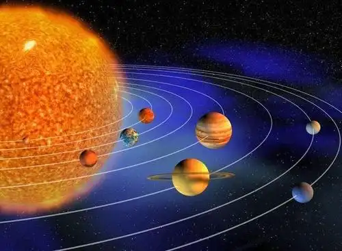 太阳系示意图