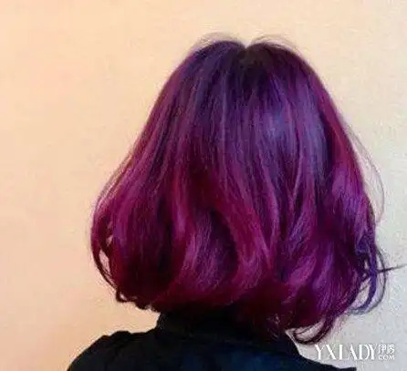 图阳光紫色头发效果图欣赏3大注意事项为你长久保持靓丽发型
