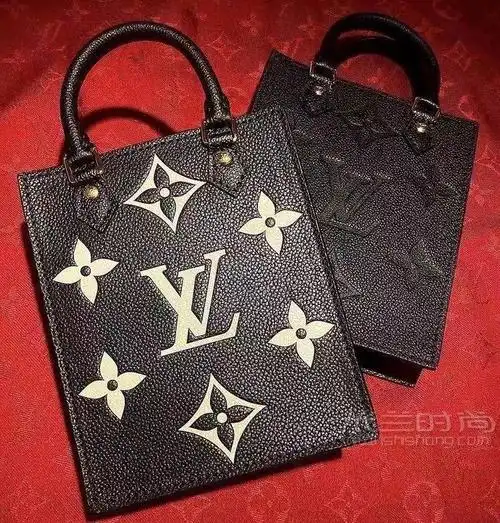 lv琴谱包petitsacplat琴谱包minitote黑白牛皮压花m57937