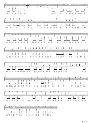 北京东路的日子——尤克里里指弹曲谱_京东_尤克里里_娱乐_音乐