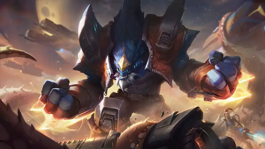 lol英雄联盟 熔岩巨兽 奥德赛 墨菲特 石头人 8k壁纸