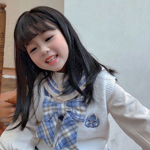 长发公主_儿童假发女中长发女宝宝公主可爱长卷发婴童波波头小孩短发