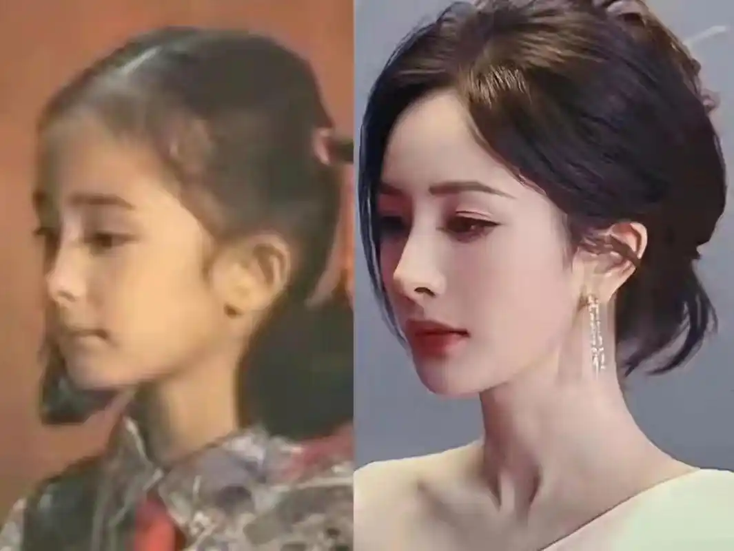 杨幂是童星里唯一没有长残的,她真的是从小美到大啊.