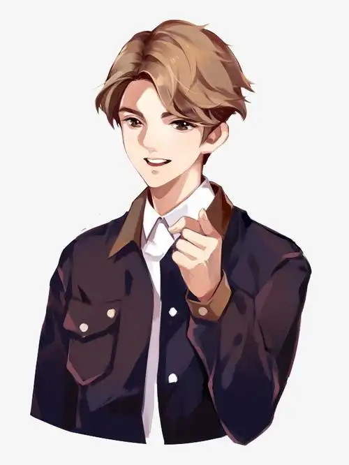 卡通男生免抠素材免费下载_觅元素51yuansu.com