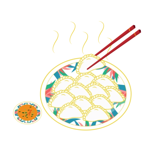 吃饺子图片大全