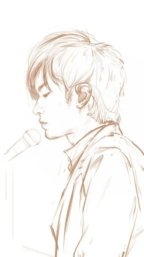画一张周杰伦|插画|插画习作|小海真可怕 - 原创作品