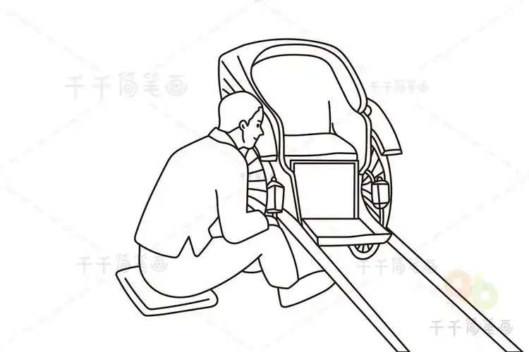 骆驼祥子简笔画画法