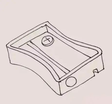 卷笔刀简笔画画法步骤图片