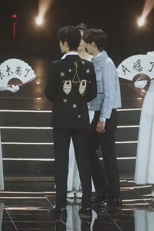 与王一博肖战共赴微博之夜