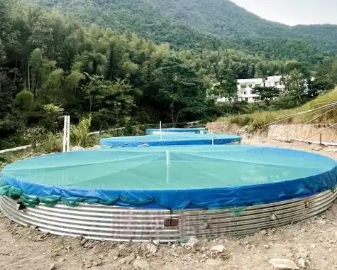 南京地面圆桶养殖帆布池