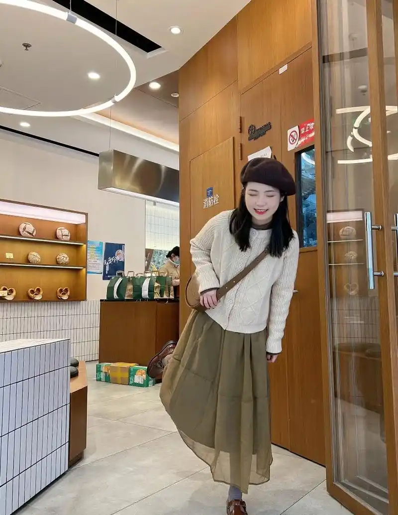 甜美可爱的简约风日常穿搭时尚保暖又实用不掉档次又赚回头率