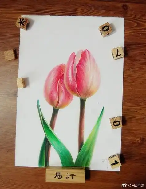 彩铅画图片大全简单漂亮 彩铅画图片大全简单漂亮九尾狐