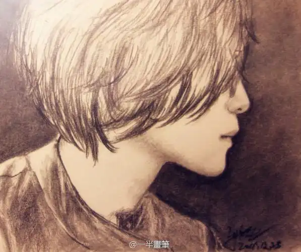 周笔畅,绘画,画画,素描,画,二次元,手绘素描神笔