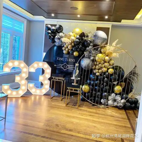 70张男士男孩生日布置派对灵感布置图集宝宝宴成人宴