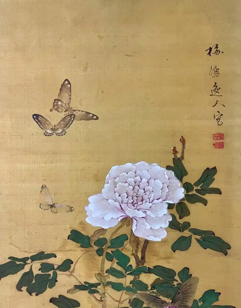 宫庭院体画 精品粉本虫草画 .#工笔花鸟 #国画 - 抖音