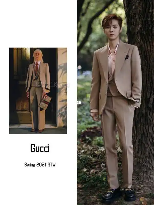 鹿晗70gucci