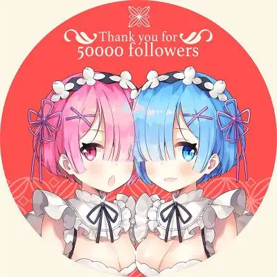 插画手绘 二次元 少女 唯美 萌 re:从零开始的异世界 雷姆 拉姆