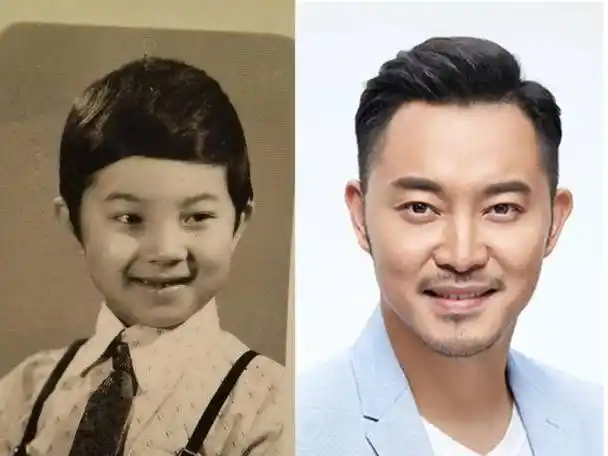 一线明星童年对比照,刘德华变化大,沙溢,沈腾确实从小帅到大_小时候