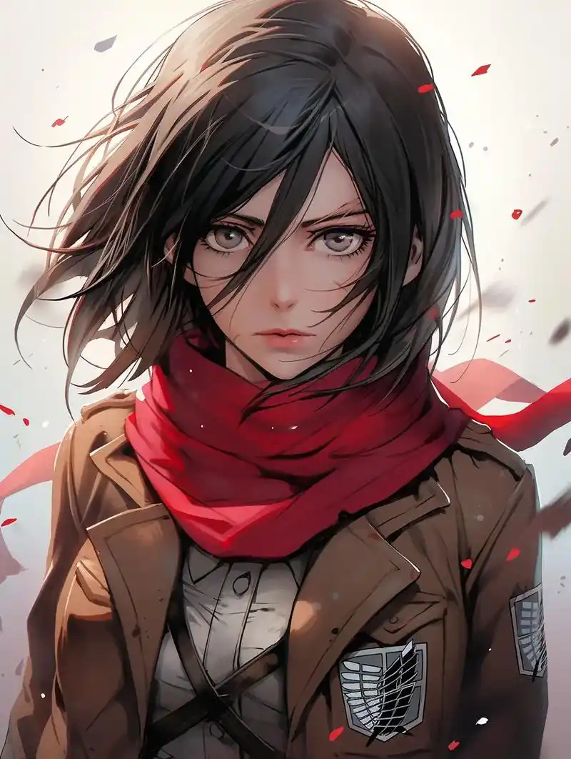 进击的巨人|三笠|aigc.三笠·阿克曼,日本漫画《进击的 - 抖音