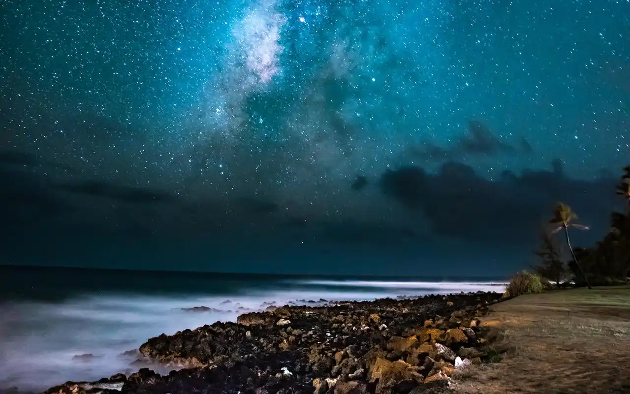 唯美星空1080p高清桌面壁纸图片