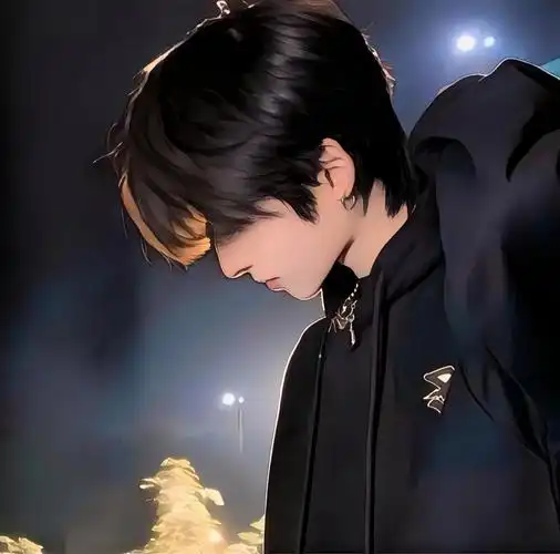 超帅侧脸杀男生头像