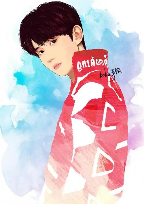 tfboys-王源|插画|创作习作|bobo手绘_原创作品-站酷zcool