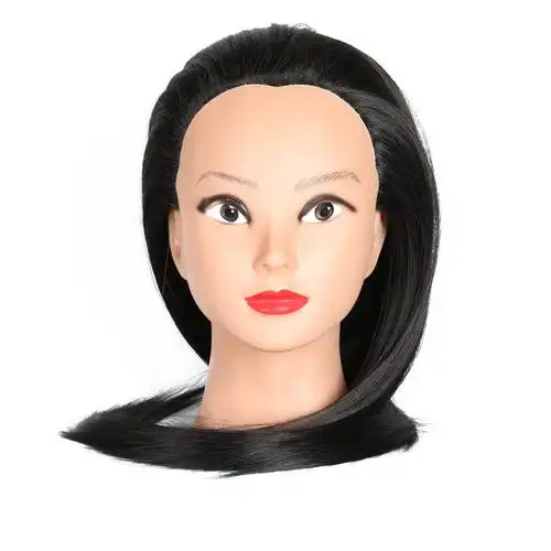 头模假发模练习编发盘发化妆造型模特头高温丝公仔教习假人