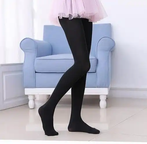 学生丝袜夏季薄款宝宝打底裤春秋女孩连体裤袜e682双装2肤色s码适合