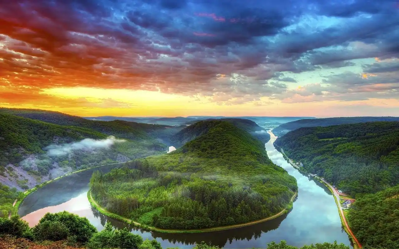 绝美自然山水风景高清图片电脑桌面壁纸下载