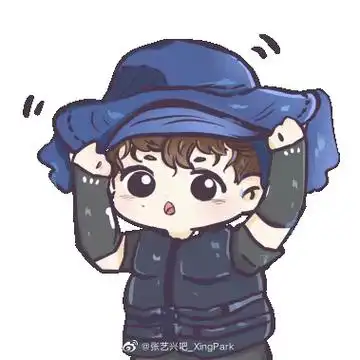 温暖小羊的胃;被帽子里的海水洗了一把脸的@张艺兴宝贝,也是可爱十足