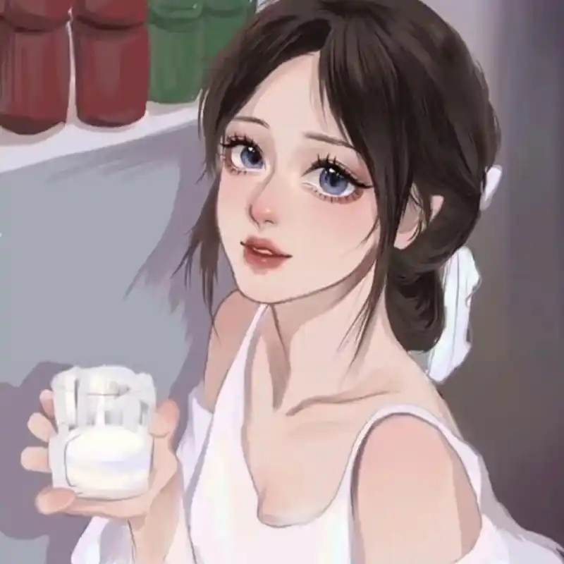 堆糖一婉手绘女生头像