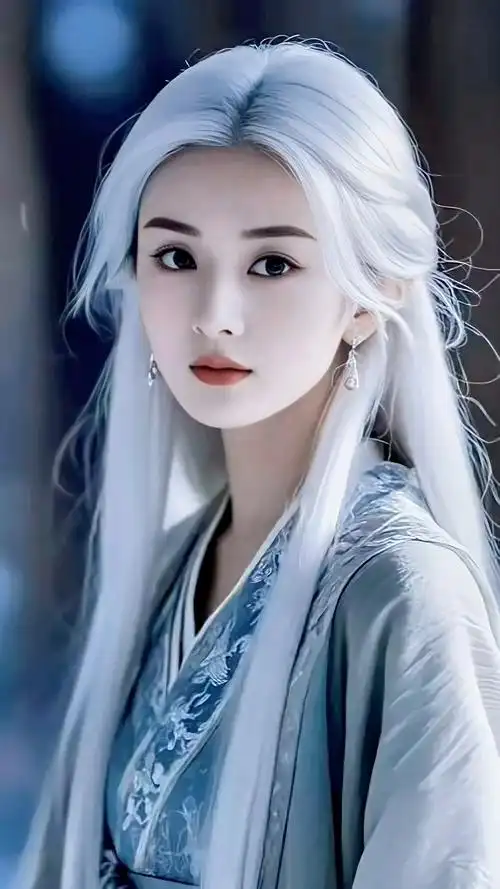 赵丽颖白发古装造型貌美如花,不愧是顶级神颜