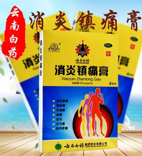 雷公 消炎镇痛膏 7cm*10cm*2贴*2袋7851