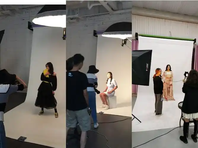 上课现场3:知名平面模特大叔阿本为学员传授平面拍摄经验