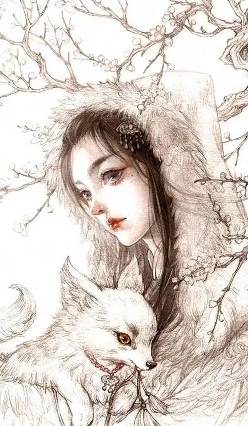 唯美手绘古装卡通美女图片,卡通画人物美少女手绘古装(手绘古装美女)