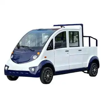 欣莱达全封闭58座电动巡逻车四轮厂区街道小区物业校园社区皮卡电瓶车