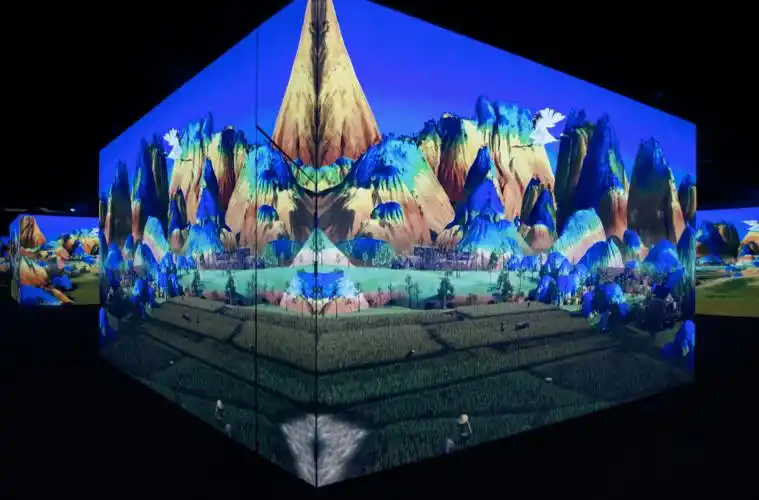 故宫石渠宝笈绘画数字科技展科技文化艺术融合的视觉盛宴