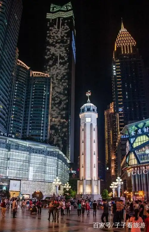 山城地貌,重庆市区夜景,美伦美幻,别具特色!