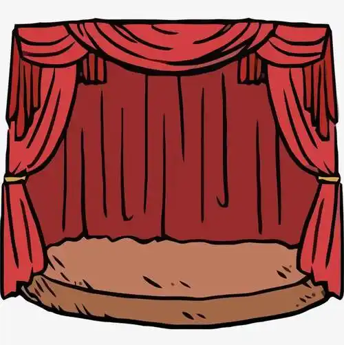 舞台简笔画 舞台简笔画图片大全彩色