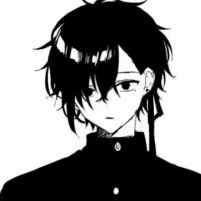 黑白风格高质量男头_卡通动漫头像_我要个性网