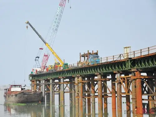 山东钢栈桥施工