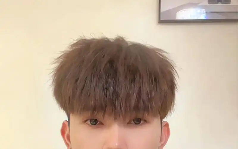 少年感蓬松锡纸烫发型教程#男士造型 #锡纸烫 #锡纸烫教程