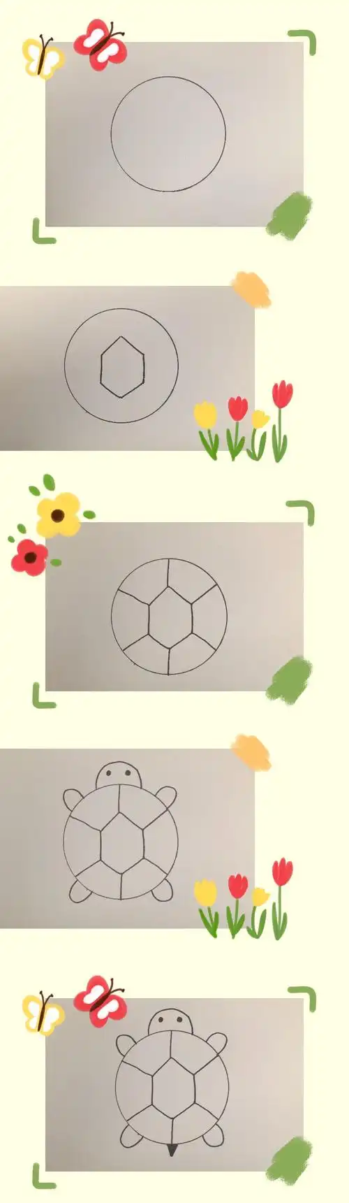 艺术创想画:小小圆形大变身