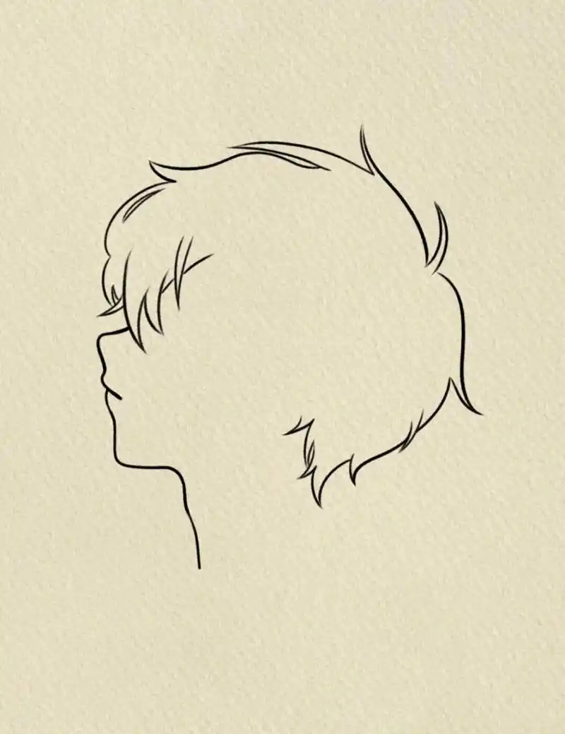 侧颜# #男生头像# #男头# #侧脸# #寻找小红书绘画大神# #画画的日常