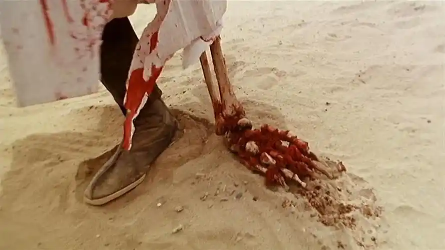 《新龙门客栈》,砍得脚只剩下骨头.