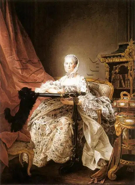 蓬巴杜夫人 手绘油画